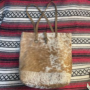 Myra S1285 Chestnut Hair On Tote Bag, Brown, One Size